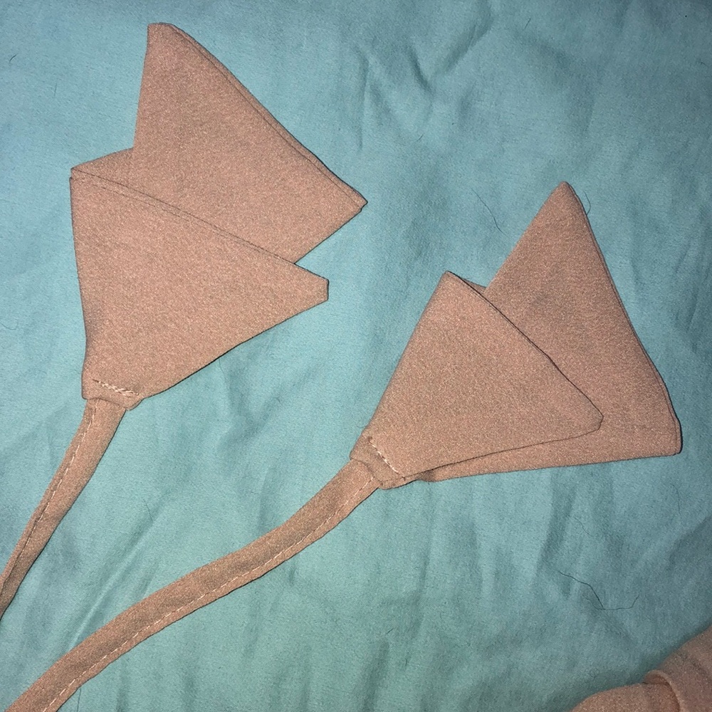 Chicwish peach pleated belt dress, S - Picture 9 of 9